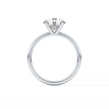 Round Solitaire Lab Grown Diamond Engagement Ring