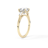 Cushion Three Stone Lab Grown Diamond Engagement Ring