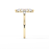 Marquise Three Stone Lab Grown Diamond Engagement Ring