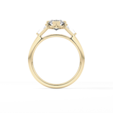 Marquise Three Stone Lab Grown Diamond Engagement Ring
