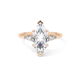 Marquise Three Stone Lab Grown Diamond Engagement Ring