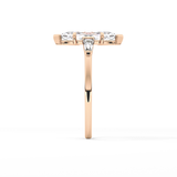 Marquise Three Stone Lab Grown Diamond Engagement Ring