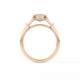 Marquise Three Stone Lab Grown Diamond Engagement Ring