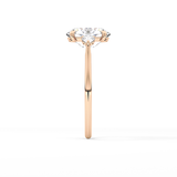 Oval Three Stone Lab Grown Diamond Engagement Ring
