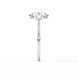 Oval Three Stone Lab Grown Diamond Engagement Ring