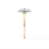 Oval Halo Lab Grown Diamond Engagement Ring