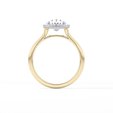 Oval Halo Lab Grown Diamond Engagement Ring