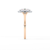Oval Halo Lab Grown Diamond Engagement Ring