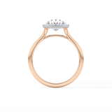 Oval Halo Lab Grown Diamond Engagement Ring