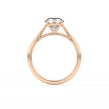 Round Shaped Solitaire Lab Grown Diamond Engagement Ring