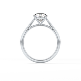 Round Shaped Solitaire Lab Grown Diamond Engagement Ring