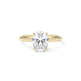 Oval Solitaire Lab Grown Diamond Engagement Ring