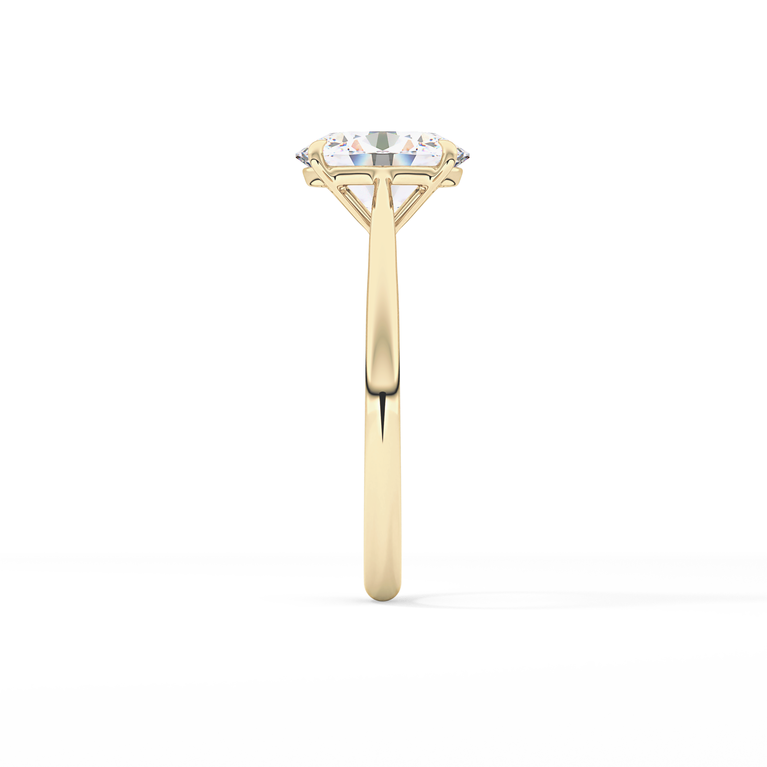 Oval Solitaire Lab Grown Diamond Engagement Ring