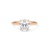 Oval Solitaire Lab Grown Diamond Engagement Ring