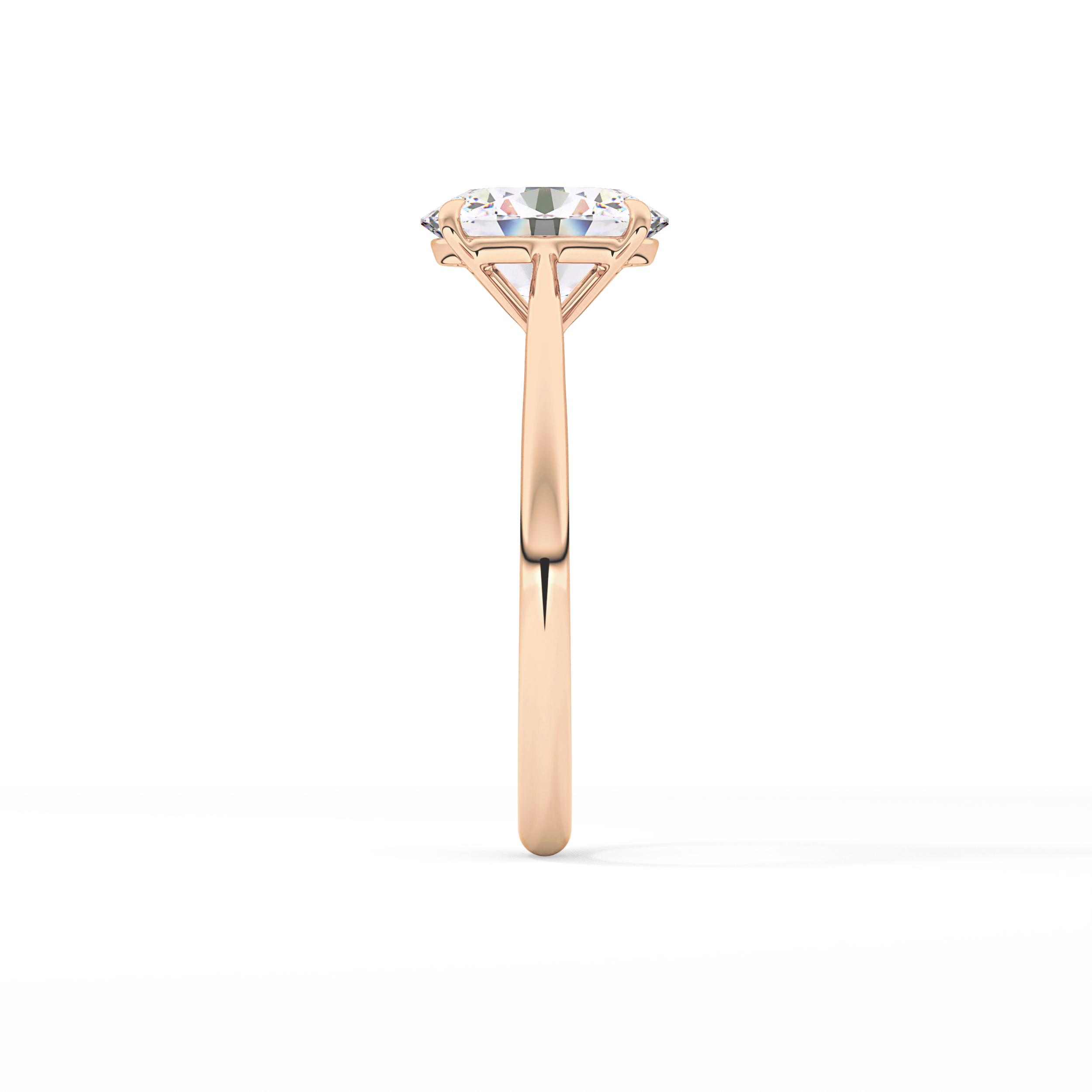 Oval Solitaire Lab Grown Diamond Engagement Ring