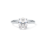 Oval Solitaire Lab Grown Diamond Engagement Ring