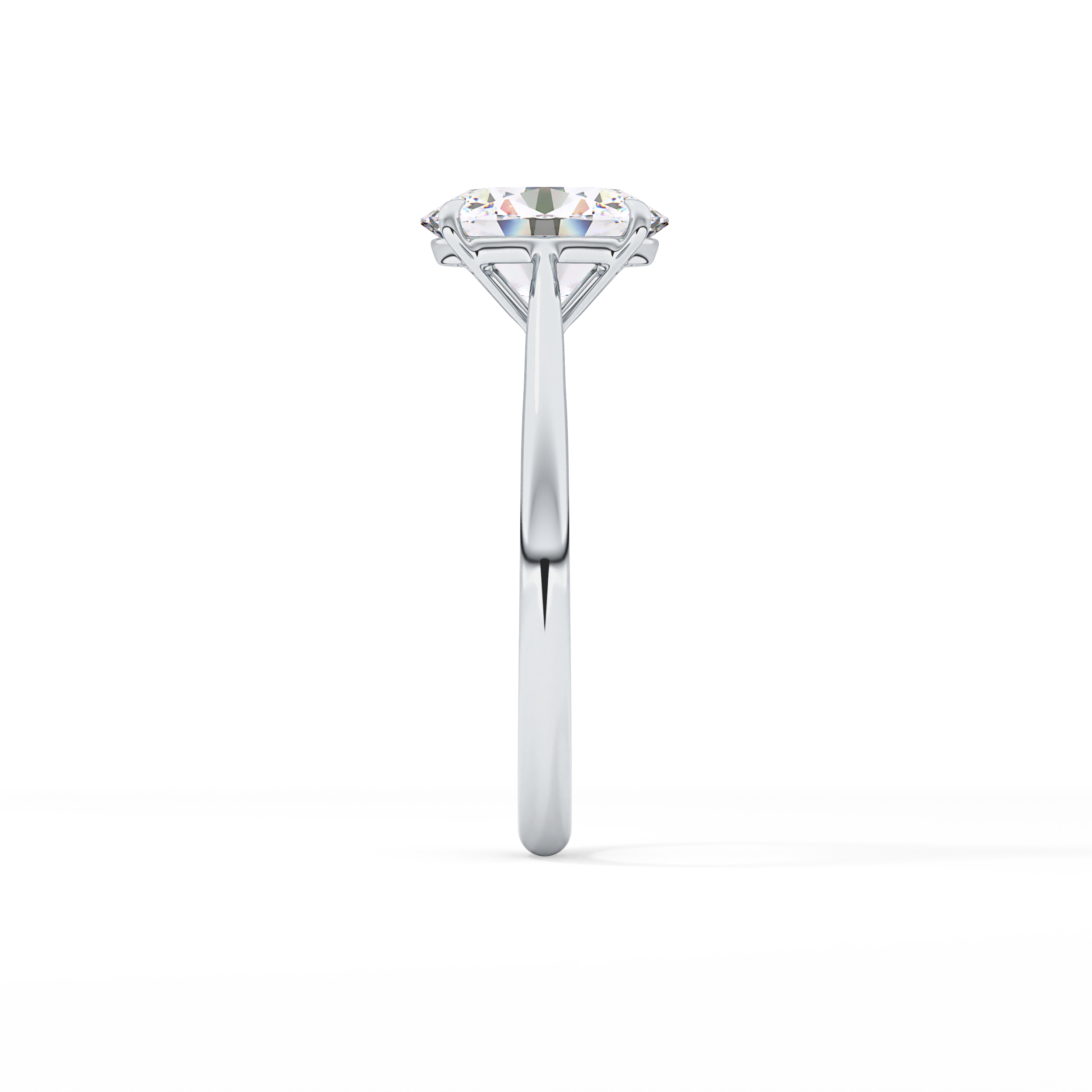 Oval Solitaire Lab Grown Diamond Engagement Ring