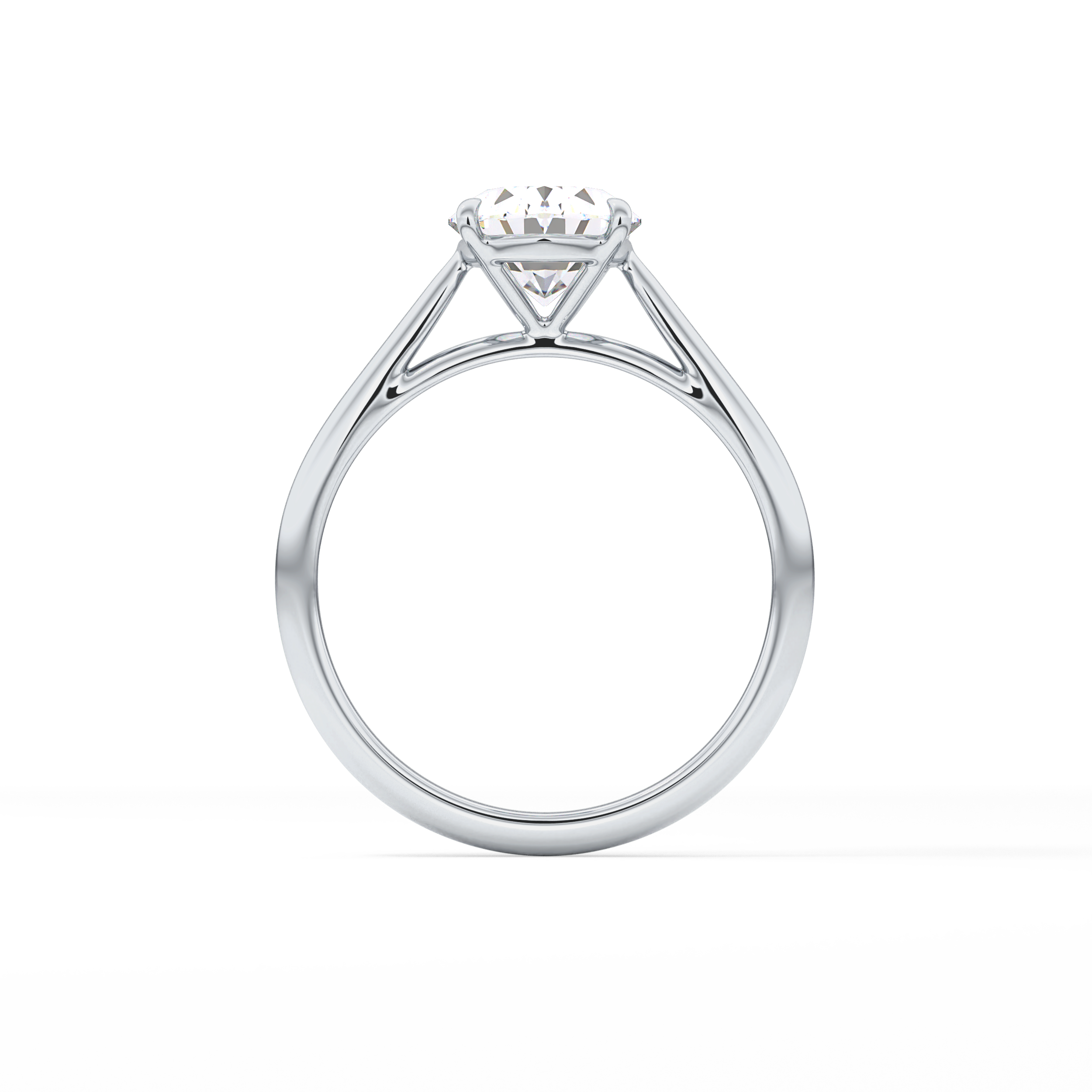 Oval Solitaire Lab Grown Diamond Engagement Ring