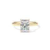 Radiant Solitaire Lab Grown Diamond Engagement Ring