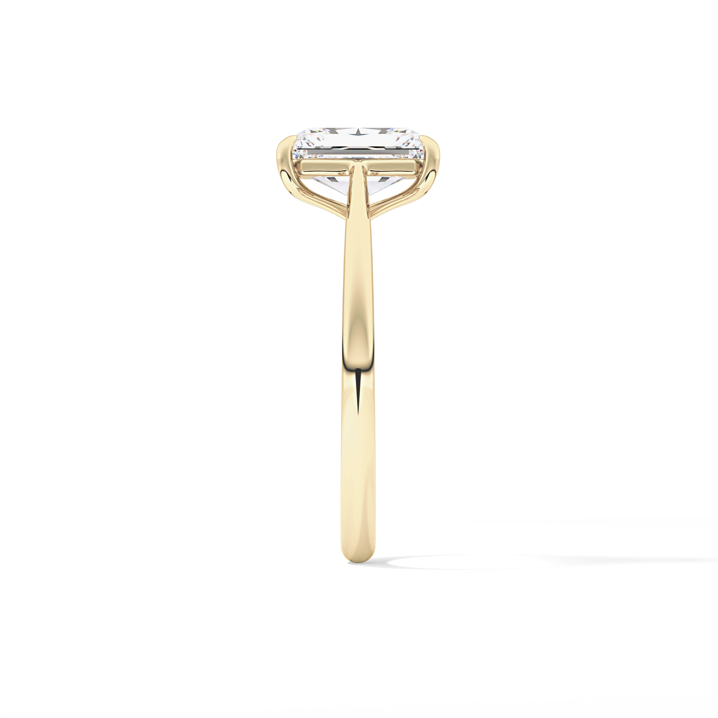 Radiant Solitaire Lab Grown Diamond Engagement Ring