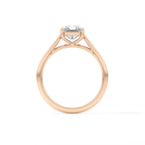 Radiant Solitaire Lab Grown Diamond Engagement Ring