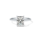Radiant Solitaire Lab Grown Diamond Engagement Ring