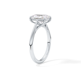 Radiant Solitaire Lab Grown Diamond Engagement Ring