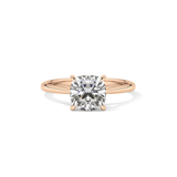 Cushion Solitaire Lab Grown Diamond Engagement Ring