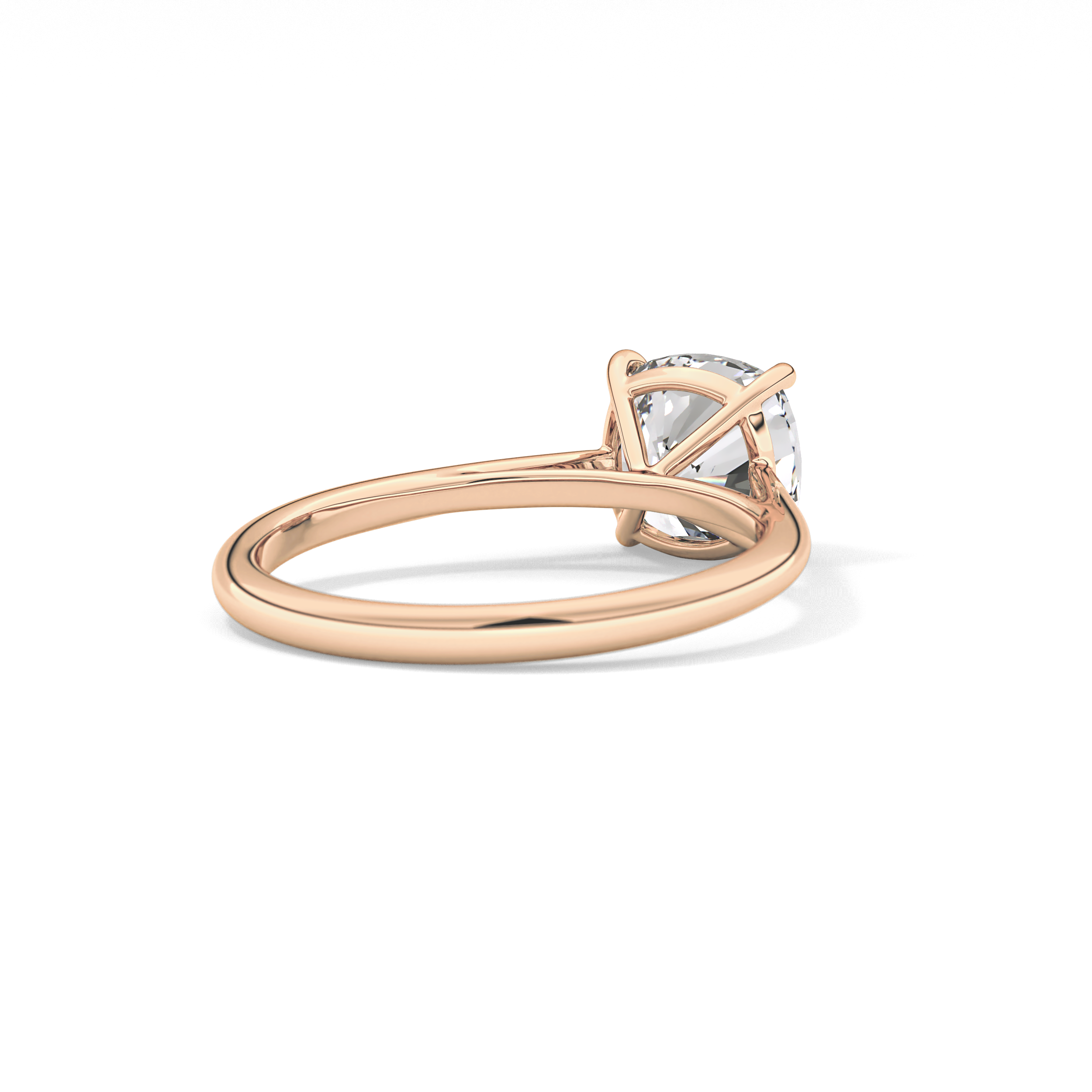 Cushion Solitaire Lab Grown Diamond Engagement Ring