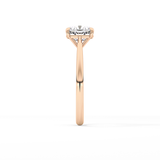 Cushion Solitaire Lab Grown Diamond Engagement Ring
