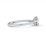 Cushion Solitaire Lab Grown Diamond Engagement Ring