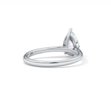 Pear Solitaire Lab Grown Diamond Engagement Ring