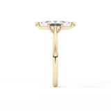 Marquise Solitaire Lab Grown Diamond Engagement Ring
