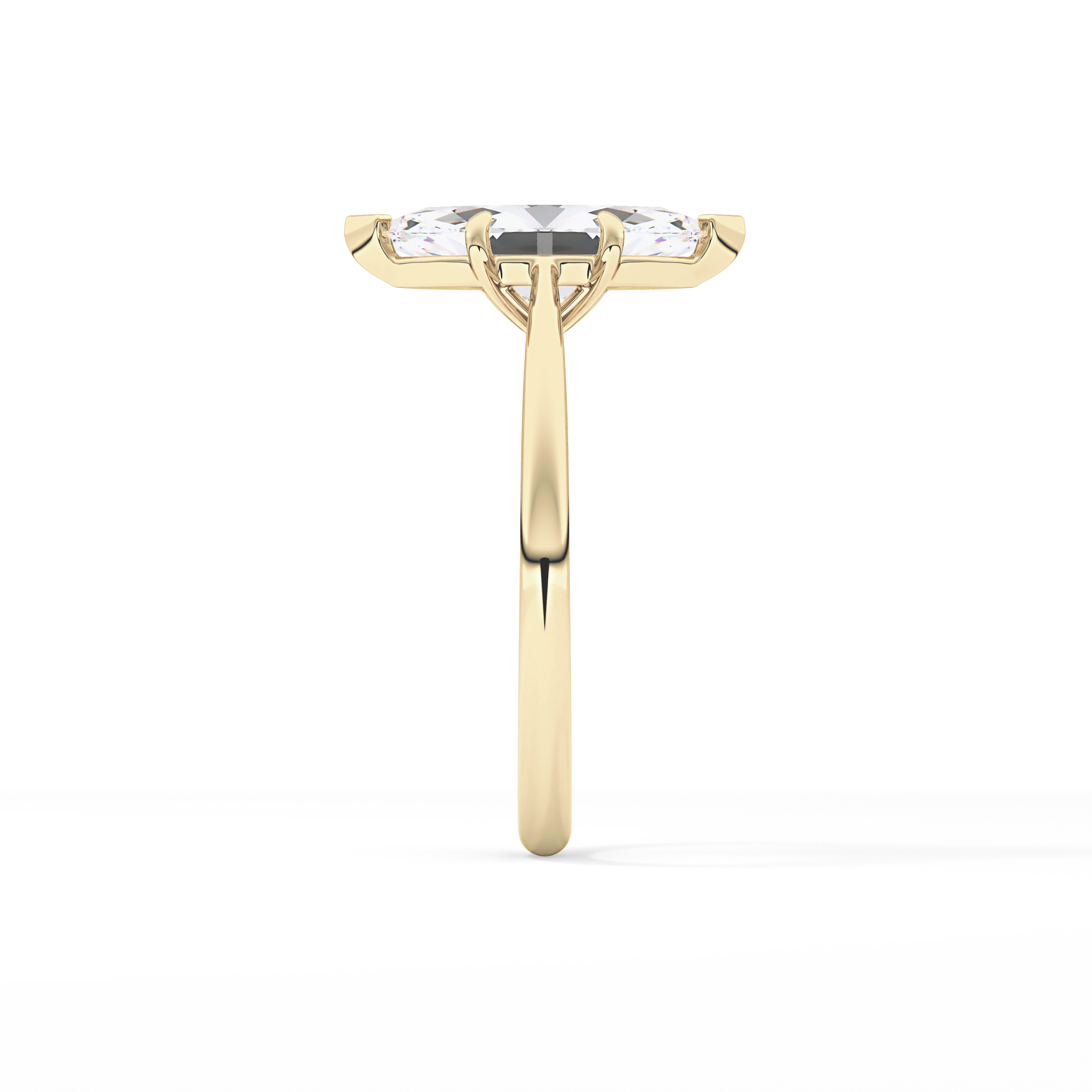 Marquise Solitaire Lab Grown Diamond Engagement Ring