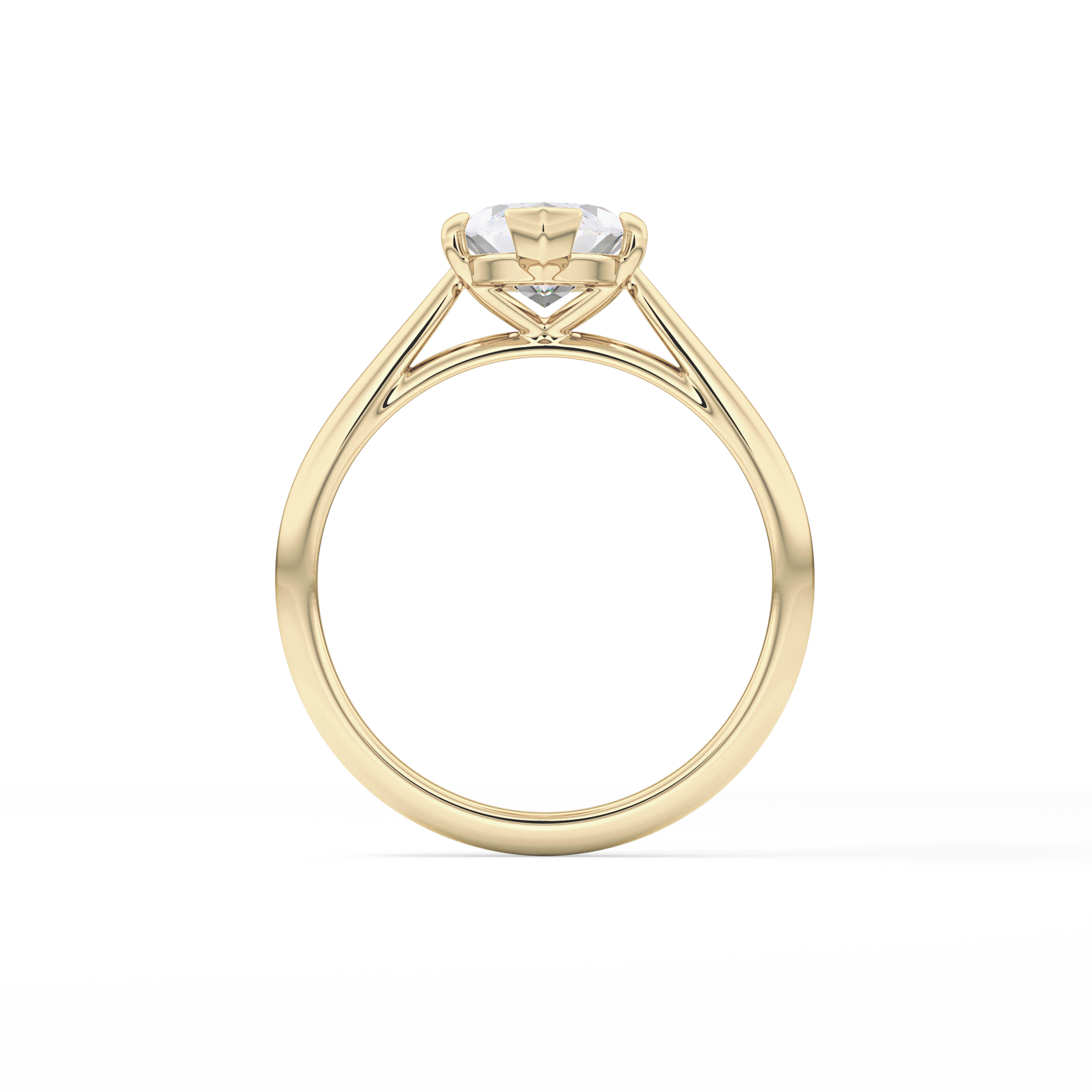 Marquise Solitaire Lab Grown Diamond Engagement Ring