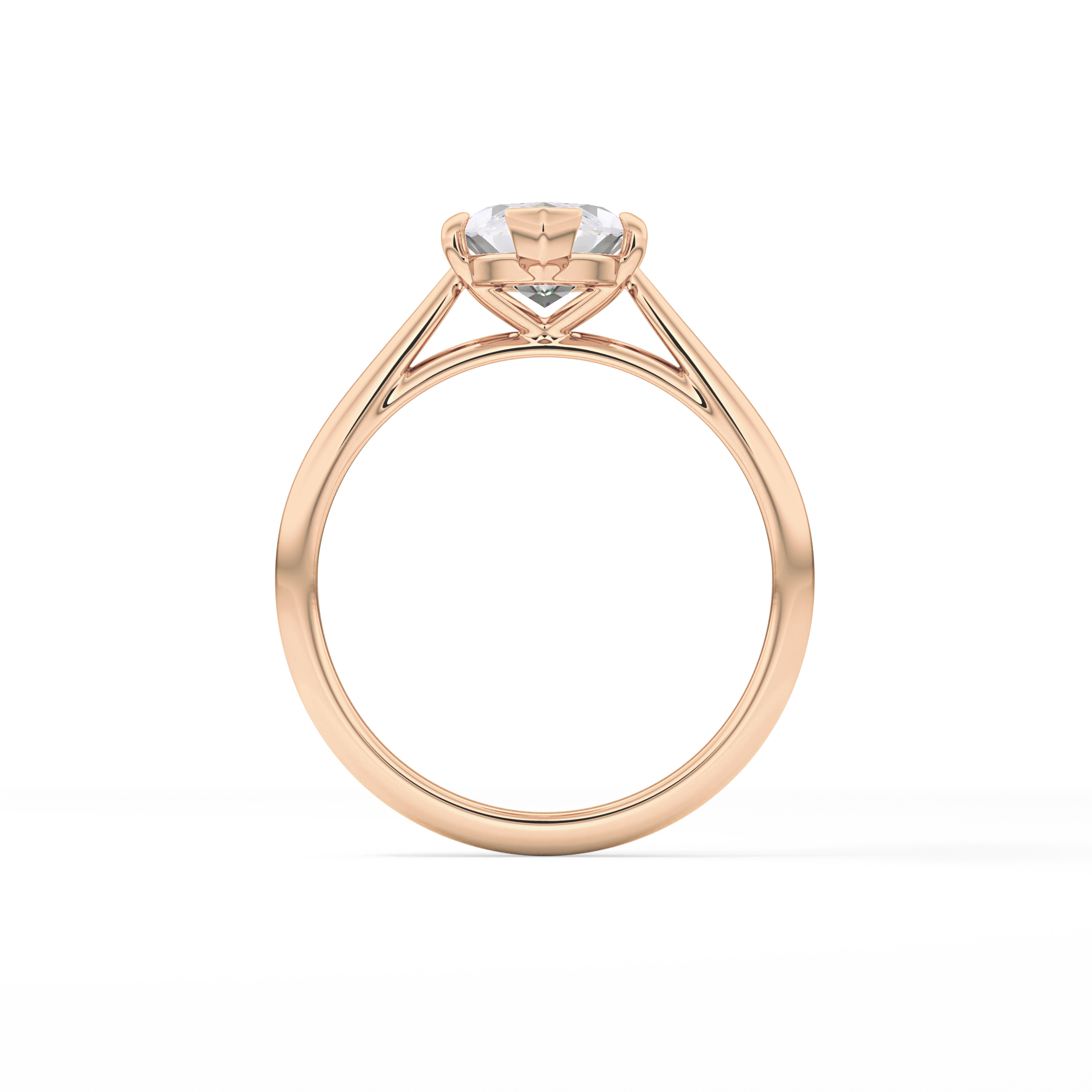 Marquise Solitaire Lab Grown Diamond Engagement Ring