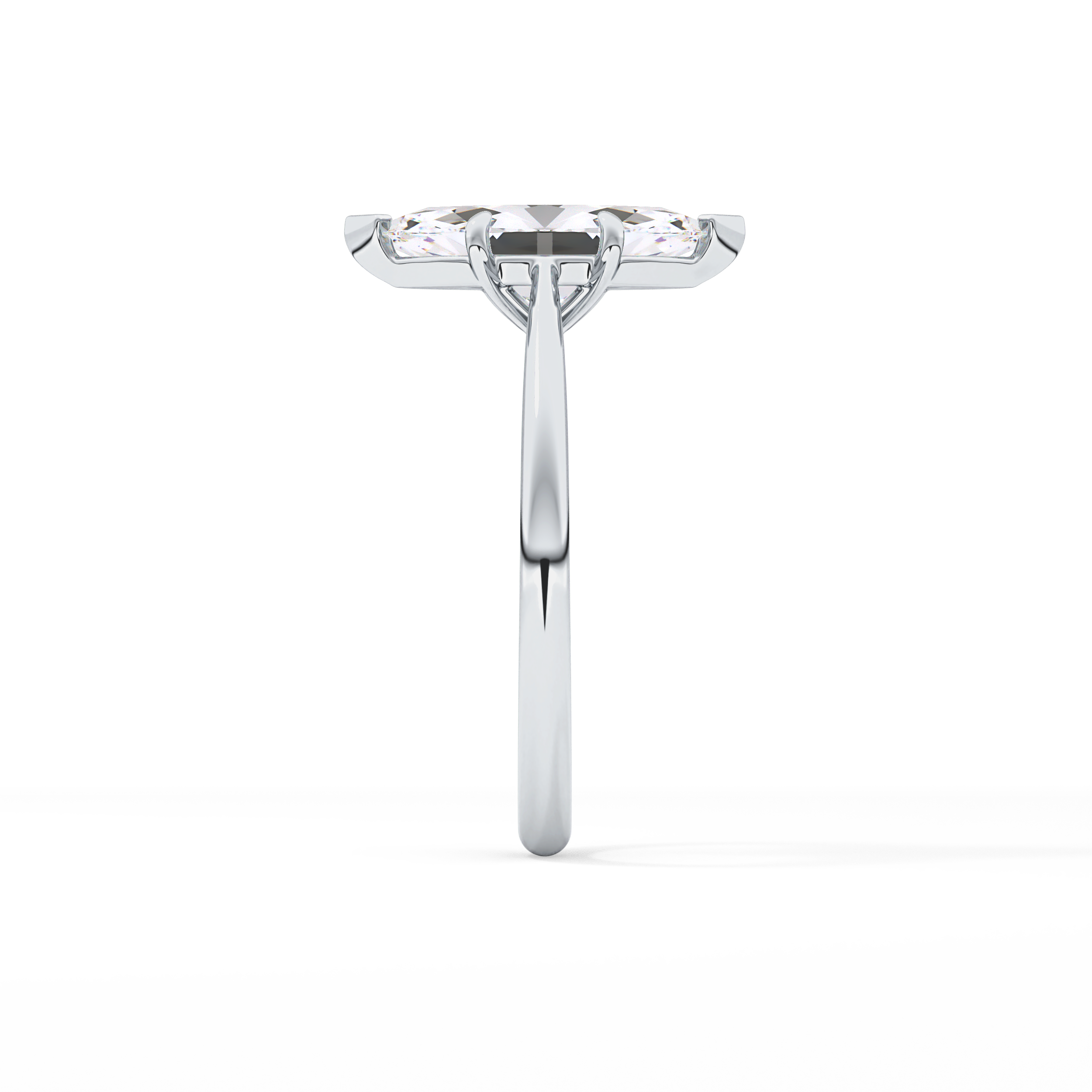 Marquise Solitaire Lab Grown Diamond Engagement Ring