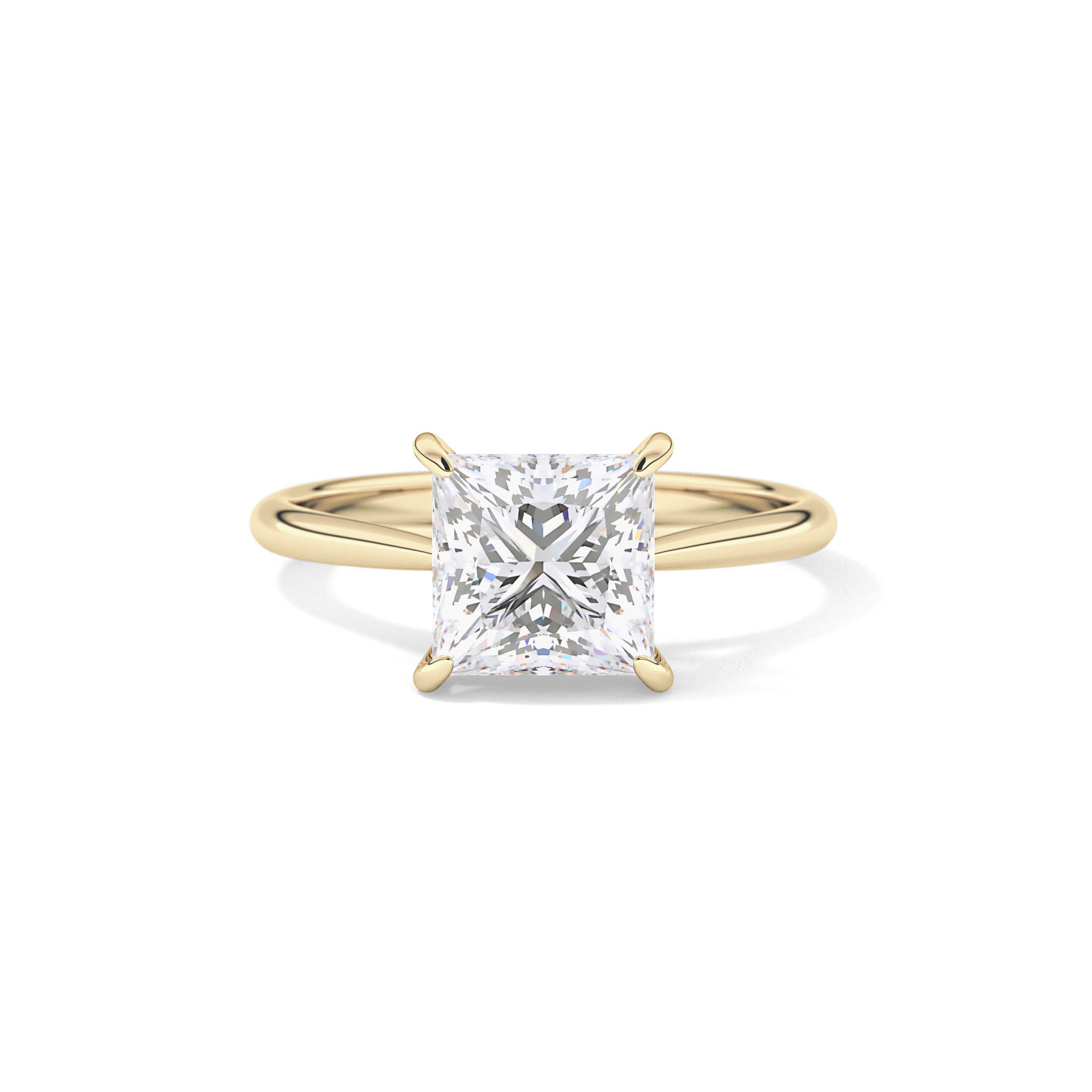 Princess Solitaire Lab Grown Diamond Engagement Ring
