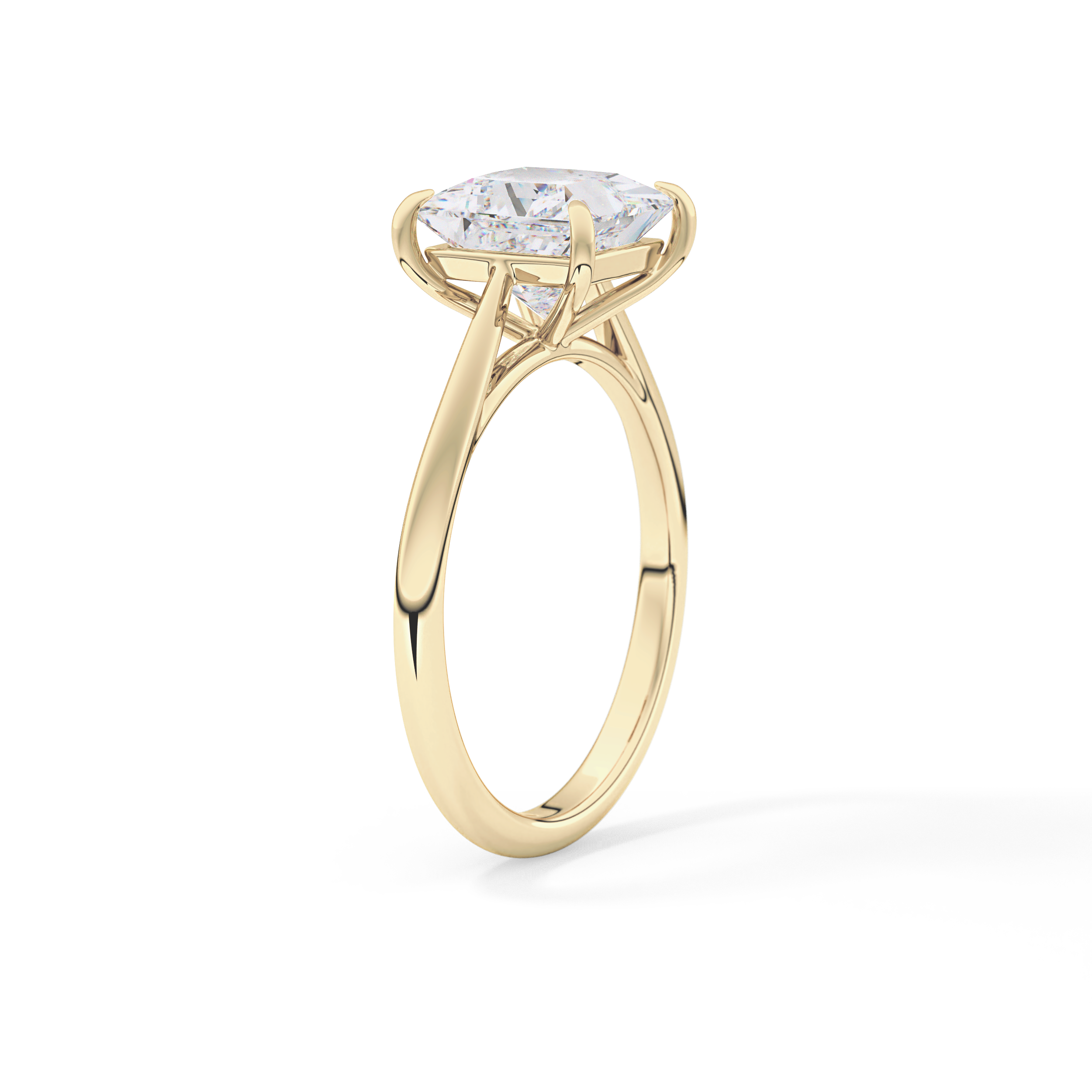 Princess Solitaire Lab Grown Diamond Engagement Ring