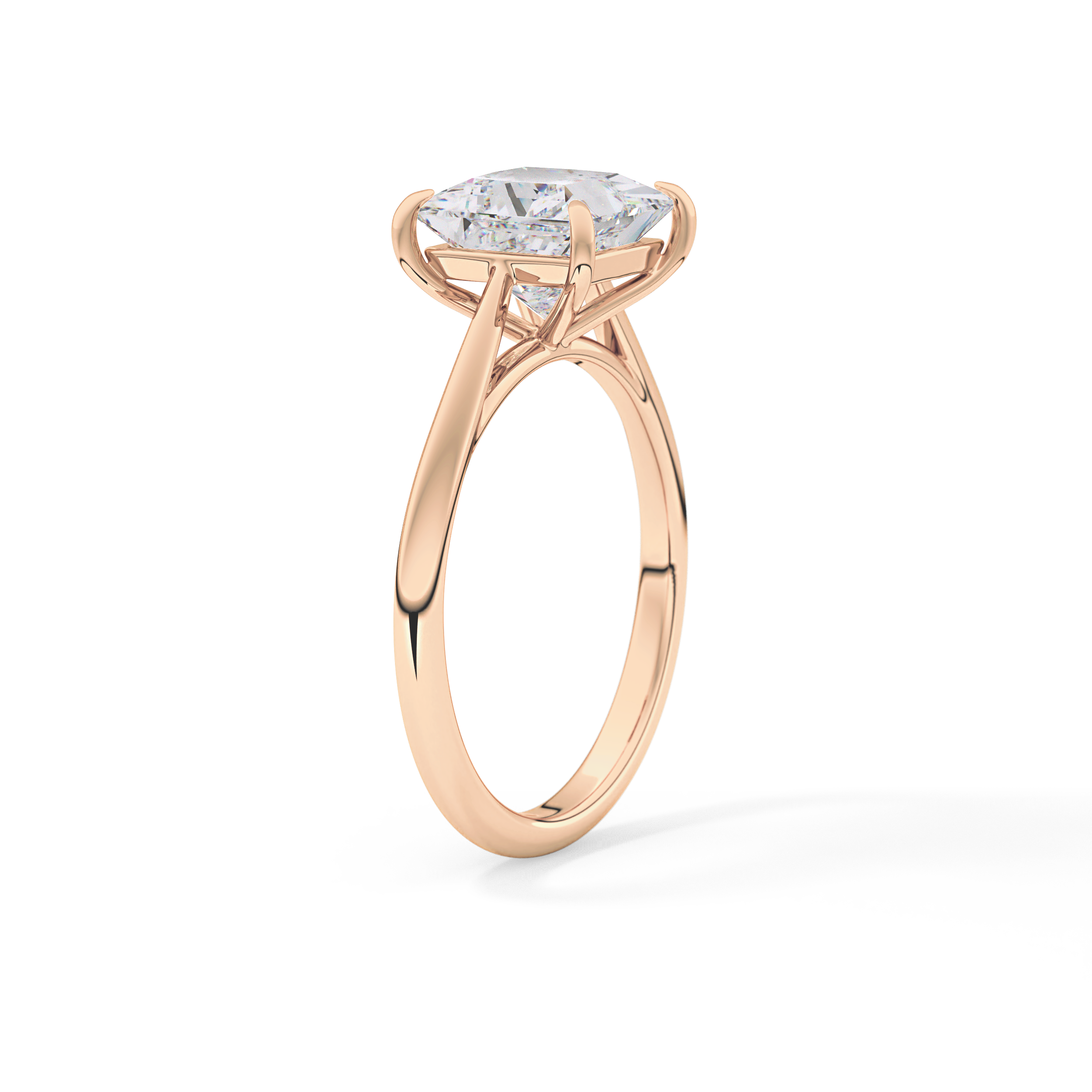 Princess Solitaire Lab Grown Diamond Engagement Ring