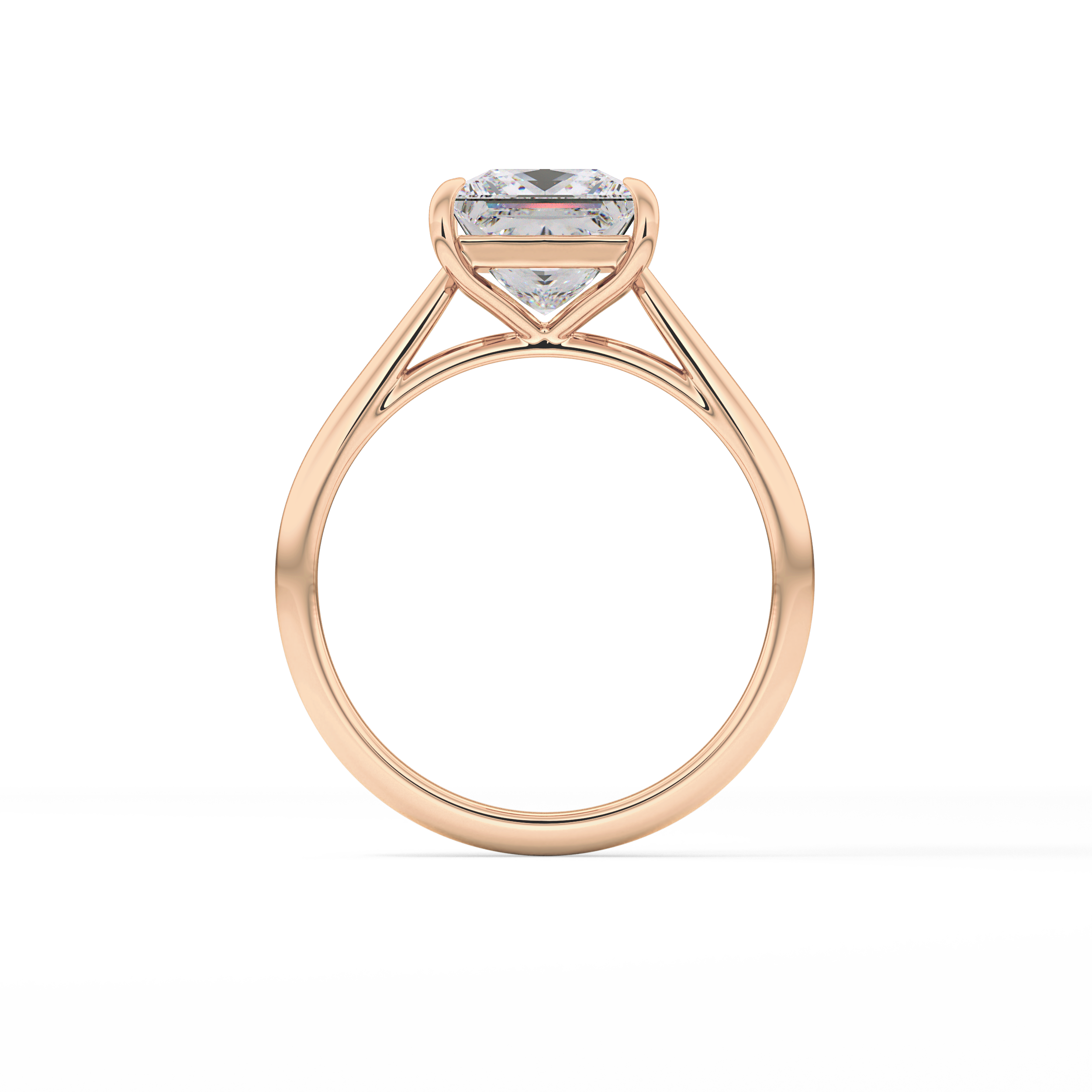 Princess Solitaire Lab Grown Diamond Engagement Ring