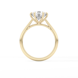 Round Solitaire Lab Grown Diamond Engagement Ring