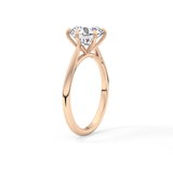 Round Solitaire Lab Grown Diamond Engagement Ring
