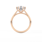 Round Solitaire Lab Grown Diamond Engagement Ring