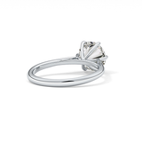 Round Solitaire Lab Grown Diamond Engagement Ring