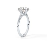 Round Solitaire Lab Grown Diamond Engagement Ring