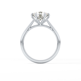 Round Solitaire Lab Grown Diamond Engagement Ring