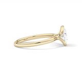 Oval Bezel & Solitaire Lab Grown Diamond Engagement Ring