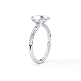 Oval Bezel & Solitaire Lab Grown Diamond Engagement Ring