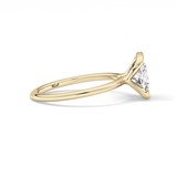 Cushion Bezel Lab Grown Diamond Engagement Ring